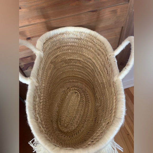 Brand NEW handmade picnic basket Moroccan tote basket - Picture 7 of 7